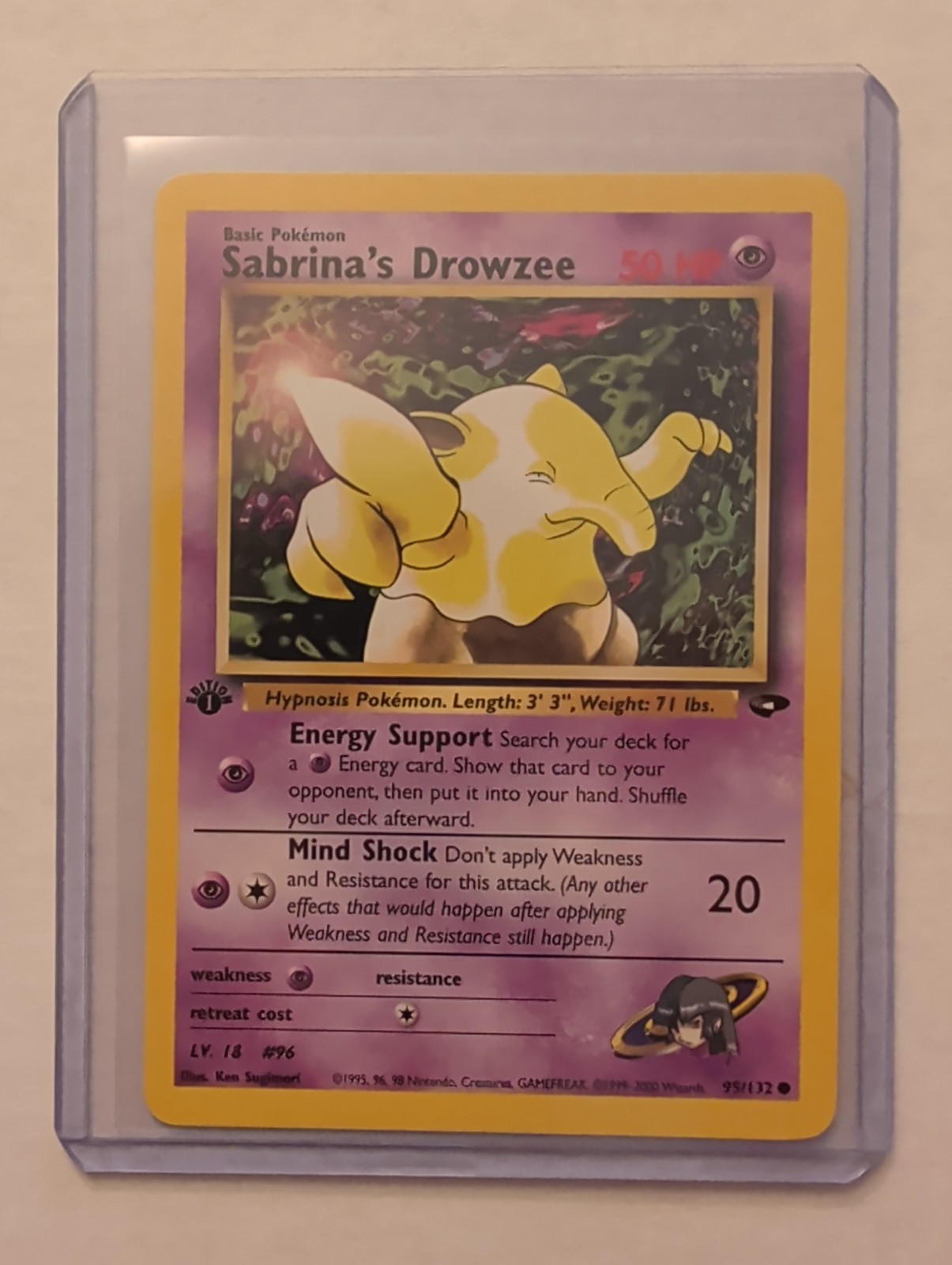 Sabrina's Drowzee 95/132 Gym Challenge Regular