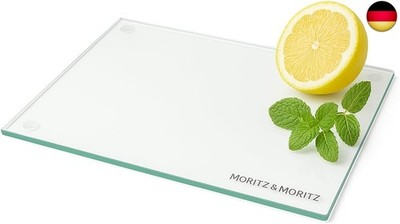 Moritz & Moritz Glasschneidebrett 40x30 cm - Kratzfestes & hygienisches