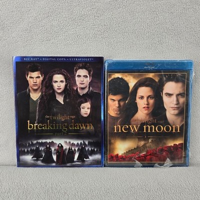 Twilight Saga New Moon & Breaking Dawn Pt 2 SEALED Blu-ray Summit Entertainment
