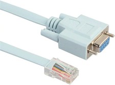 RJ45 To DB9 Cisco Console Management Router Cable - 6 Ft
