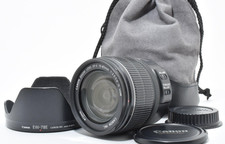 Canon EF-S 15-85mm f/3.5-5.6 IS USM Zoom Lens w/EW-78E Hood,Case From Japan 9384