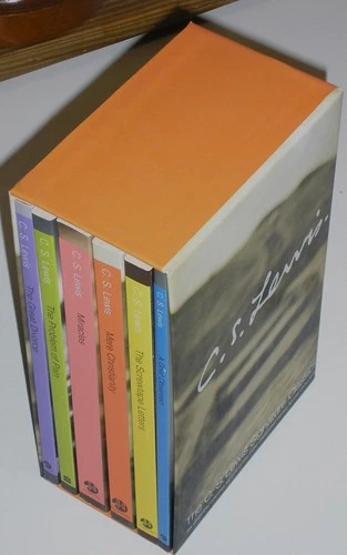 Boxed Set of 6 THE C. S. LEWIS SIGNATURE SERIES 1970 Paperbacks EXCOND!