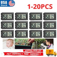1-20PCS Humidity Meter Mini Digital Indoor Thermometer Hygrometer Temperature US