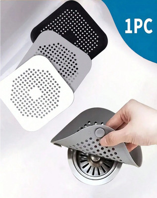 1 Stück Silikon Abfluss Haarfänger mit Saugnapf für Bad Badewanne und Küche