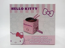 Hello Kitty Fondue Maker Mini Sauce Dipping Kit w/4 Forks SHIPS FREE