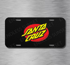 NEW Santa Cruz Skateboards License Plate CAR SUV Truck