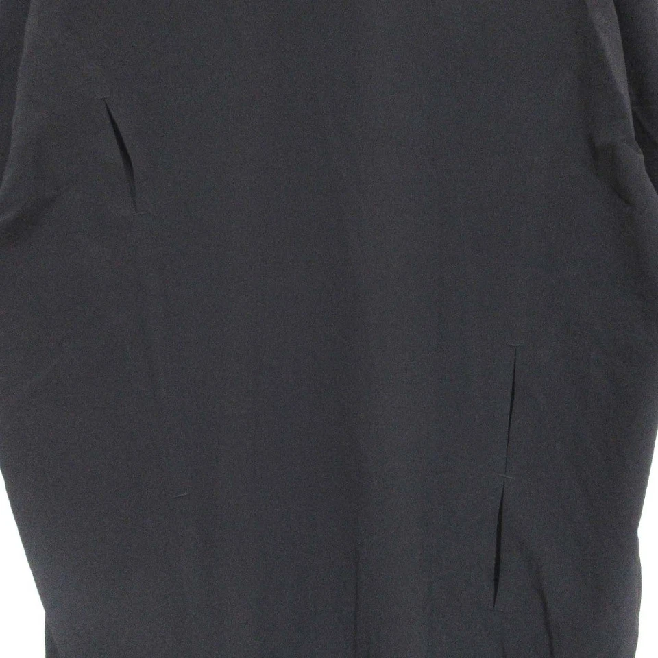 25SS Y-3 adidas Yohji Yamamoto Ultralight Open Collar Shirt XS Black mens USED - Image 4 of 4
