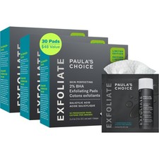 Paula's Choice Skin Perfecting 2 BHA Liquid Exfoliant Salicylic Acid 3 Pack NEW