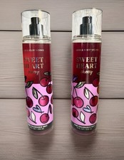 Bath  BodyWorks Sweetheart Cherry Body Spray 8oz.     Set 2