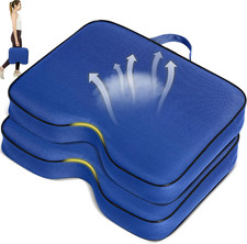 2 Pcs Stadium Seat Cushions Water-Repellent Bleacher Seat Cushions Indoor  Outd