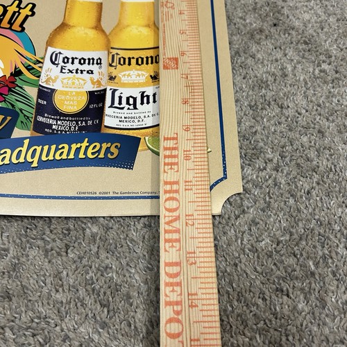 Jimmy Buffett Corona Parrothead Party H-Q, Admit Two Vintage 2001 Poster - Picture 2 of 9