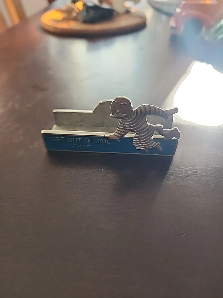 Tarjetero Monopoly vintage hecho en EE. UU. por Hasbro Inc 1998 Foto 2 de 3