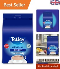 One Cup Black Tea Bags - Bulk 1100 Count - Rainforest Certified Brew 0.03 per strip