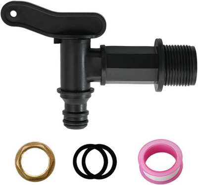 #ad #ad Armo® 3 4quot; Replacement Garden Water Butt Tap Connector 3 4 Inch Black GBP 9.09