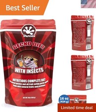 All-Natural 1 lb Fruit and Insect Diet for Fruit-Eating Geckos - Easy to Prepare
