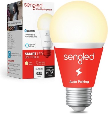 Sengled Alexa Light Bulb S1 Auto Pairing Compatible with Echo Plus, Echo Studio