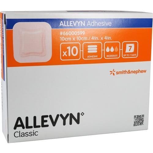 ALLEVYN Adhesive 10x10 cm haftende Wundauflage 10 St