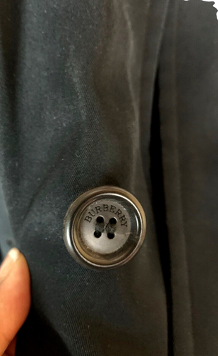 Burberry Men’s Black Lawrence Trench Coat with Removable Wool Vest Sz -XL - Picture 14 of 21