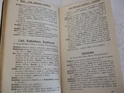 1912 Metoula - Sprachfuhrer: Franzosisch. German to French Conversation - Imagen 10 de 10