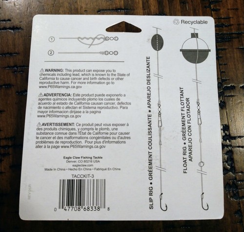 Eagle Claw Jig Eye Cleaner & Line Clipper-3 Pc Kit-Brand Brand New - Picture 2 of 2