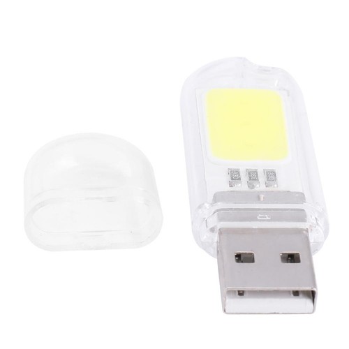 Mini Portable USB Book Light Bright Reading Lamp for PC Laptop (White 3COB) - Photo 8/12