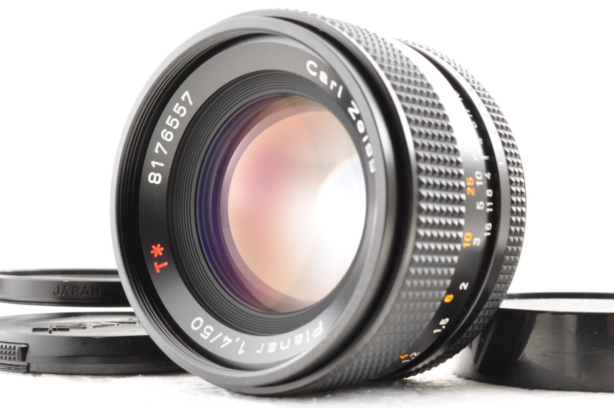 CONTAX Carl Zeiss Planar T* 50mm F/1.4 MMJ Lens CY w/Filter CONTAX Carl Zeiss Planar T* 50mm F/1.4 MMJ Lens CY w/Filter