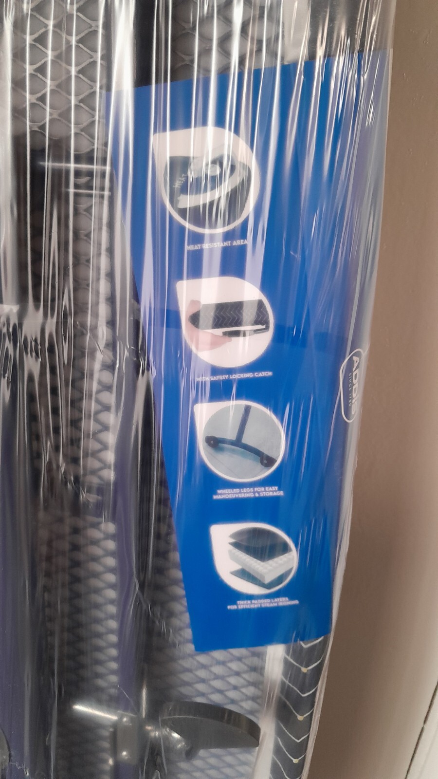 Addis Deluxe Ironing Board In Original Packaging. Please Note