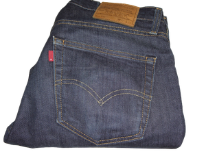 Da Uomo Levi's 511 Premium Dark Blue Slim Fit Stretch Denim Jeans W32 L30-danneggiato  | eBay