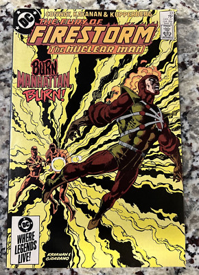 THE Fury of Firestorm the Nuclear Man #33 VG DC 3/85 BURN MANHATTAN, BURN! COMIC