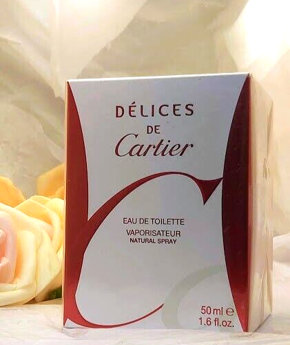 ❤️DELICES DE CARTIER,Eau de Toilette,1.7oz 50ml ,Sealed! - 第 1/7 張圖片