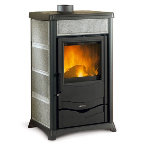 La Nordica Extraflame Holzofen Rossella Plus Naturstein 8 kw 229 m³ beheizt - Bild 1 von 4