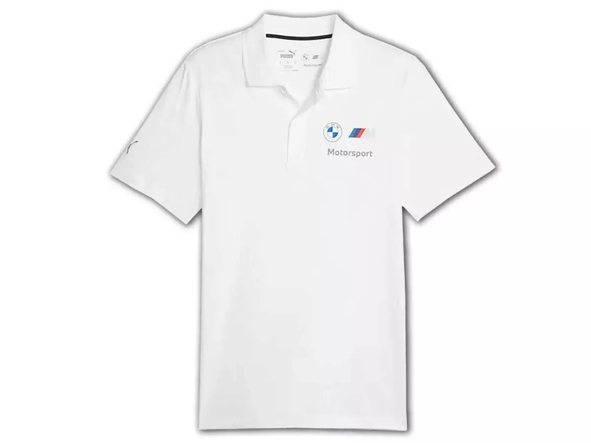 BMW Mms Polo Shirt White Puma BMW Motorsport Polo Jersey Fan Shirt Size M 3XL