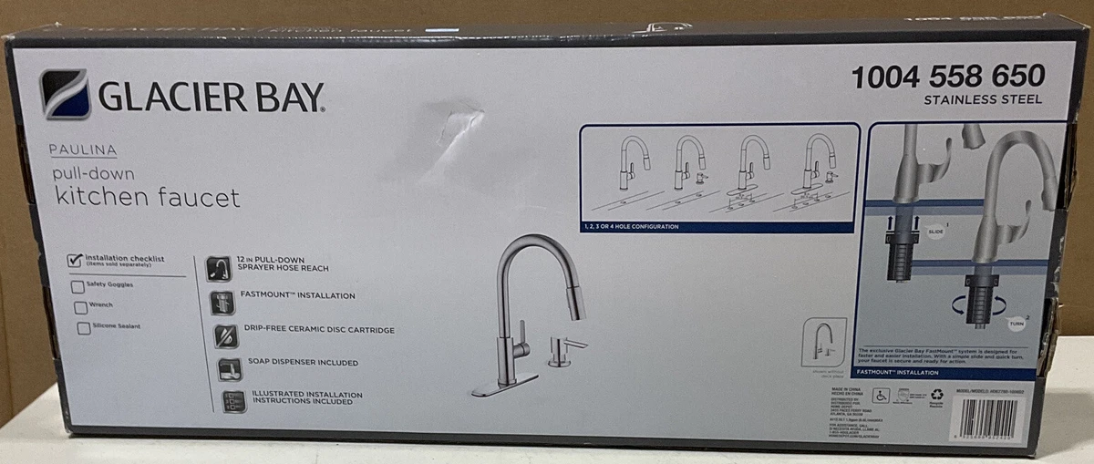 Glacier Bay Pull Down Kitchen Faucet Installation Instructions Wow Blog