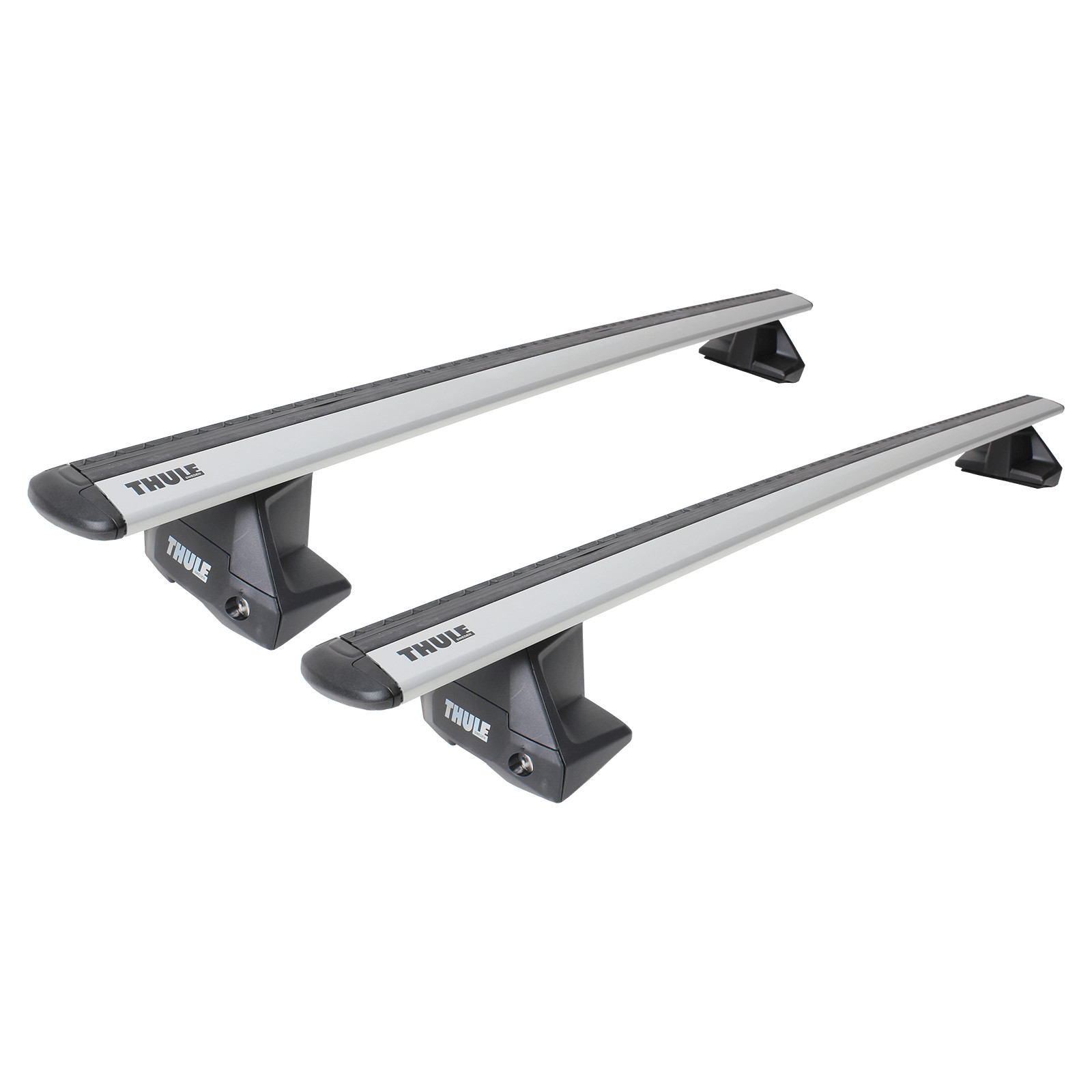 Barres de toit en aluminium haut de gamme Thule WingBar EVO pour Seat Ibiza