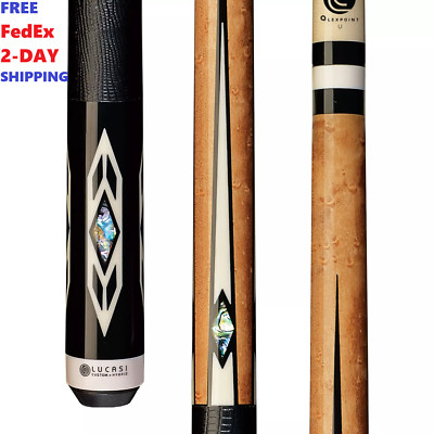 Lucasi Custom LZC24 Solid Hit Zero Flexpoint Low Deflection Technology Pool Cue