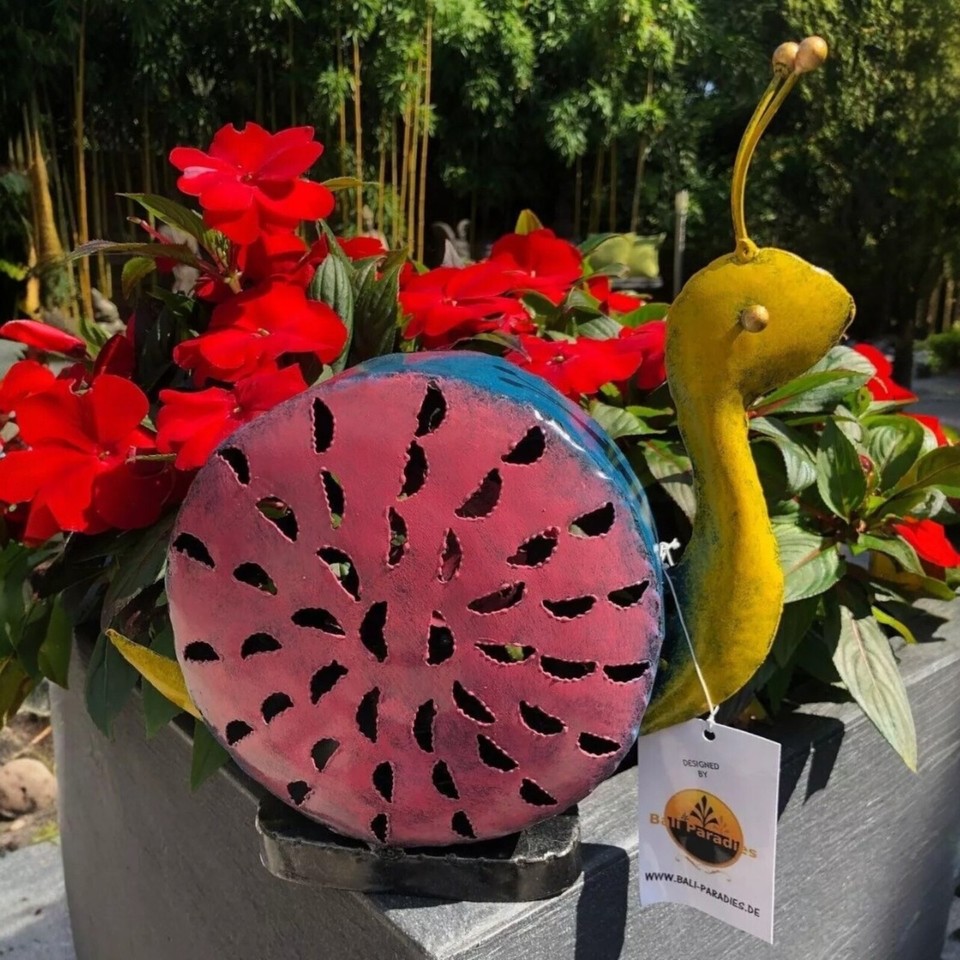 Gartenstatue Reiher Aus Metall – Große Außendekoration Für Rasen, Terrasse, Hof