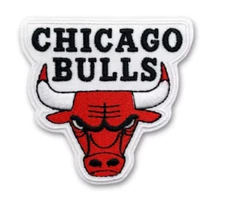 CHICAGO BULLS - NBA - VINTAGE RETRO BASKETBALL - Embroidered Iron On Patch