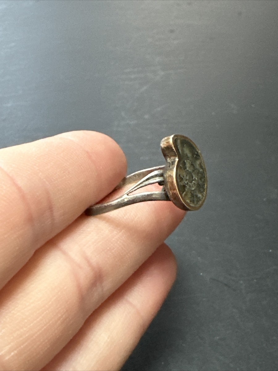 Bague Ancienne En Argent Massif 925 - Forme Serpent - Jonc Alliance - Taille 54