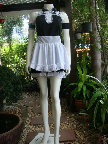 Dienstmädchen/Zimmermädchen Kostüm/Kleid-Zofe-Maid Zimmermädchen Gr.XS,S,M,L,XL - Picture 11 of 12