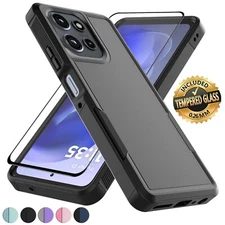 For Motorola Moto G Power 5G 2025 2024 2023 Case Phone Cover + Screen Protector