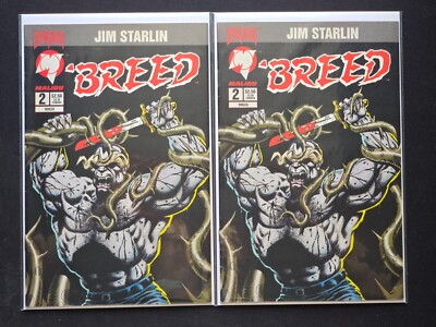 (LOT 2) Breed Issue #2 Malibu Comics Jim Starlin Feb. 1994.
