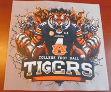Auburn Tigers 8" DTF Heat Transfer Iron On FREE Shipping   (3)
