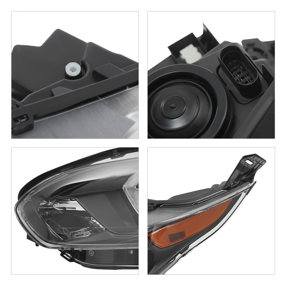 Left+Right For 2014-2018 Ford Transit Connect Halogen Headlight Headlamps w/Bulb Foto 3 de 4