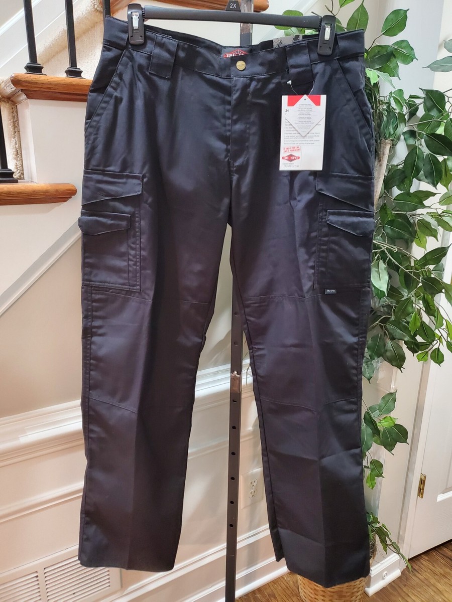 Tru-Spec Tactical Black Polyester Zipper Mid Rise Straight Leg