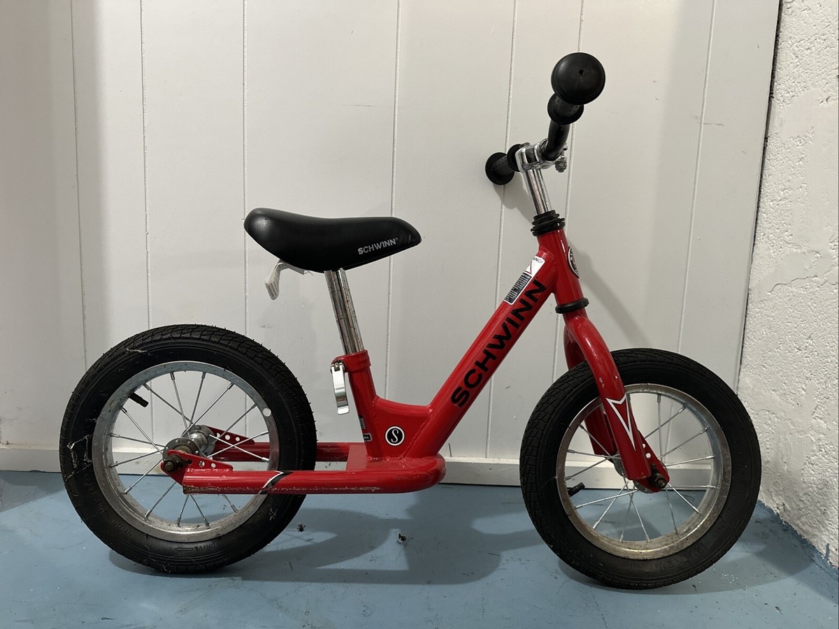 【SCHWINN】バランスバイク 赤 Schwinn Toddler Balance Bike, 12-Inch Wheels, Training Bike, Red