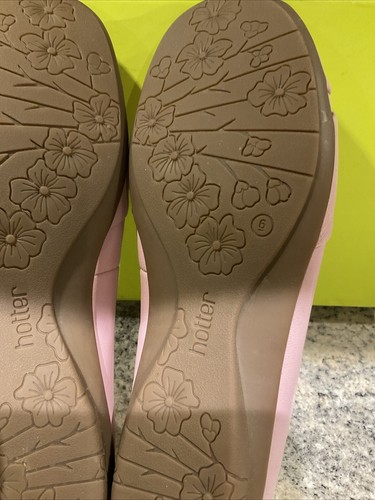 HOTTER APPLEDORE ROSA LEDER SLIPPER Ballerina Schuhgröße 6 Standard gebraucht - Bild 23 von 24