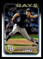 JACOB LOPEZ RC 2024 Topps Series 2 #502 Tampa Bay Rays