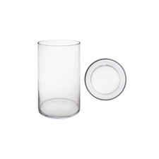 Mega Vases - 6" x 10" Cylinder Glass Vase - 1 Piece, Clear