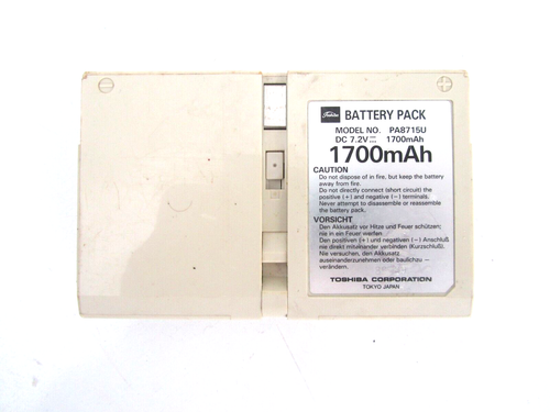 TOSHIBA T1600 Laptop Battery Pack PA8715U 1700mAh DC 7.2V - 第 1/3 張圖片