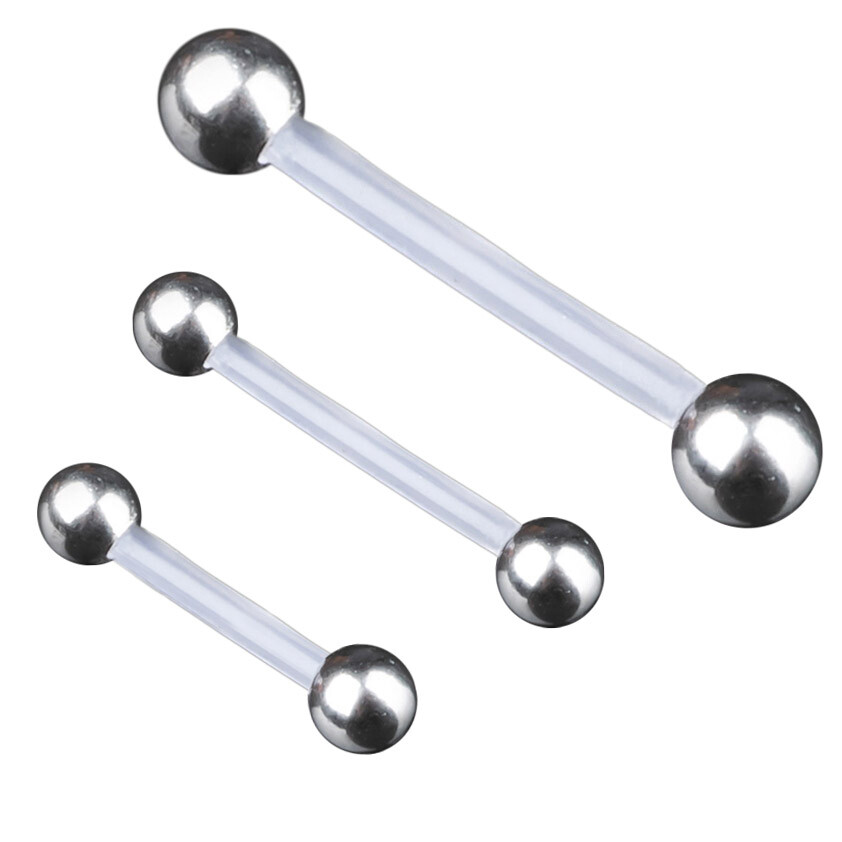 Piercing barra Bioflex 1,2/1,6 mm barra piercing cejas piercing lengua Z264